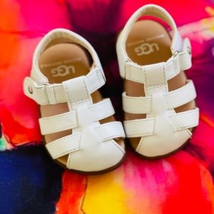 Ugg white infant sandals